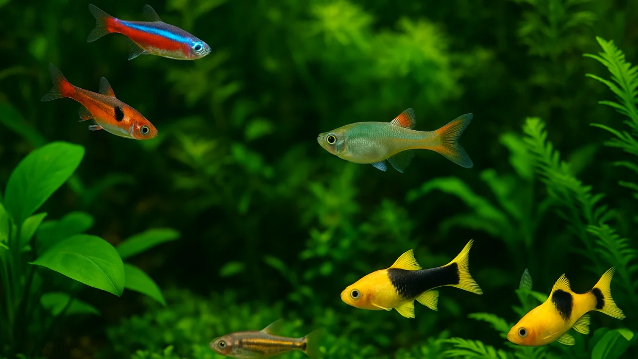 Rybki w akwarium roślinnym – bezpieczne gatunki dla zielonego zbiornika